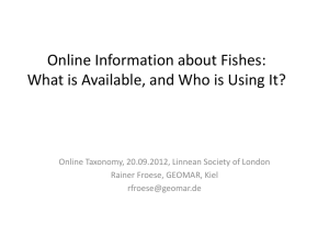 FishBase 2012 Completeness and Uncertainty