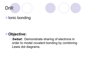 Covalent Compounds Covalent Bonds