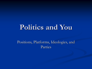 Politics and You powerpoint