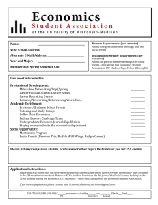 General Member Application - Economics Student Association