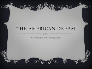 The American dream