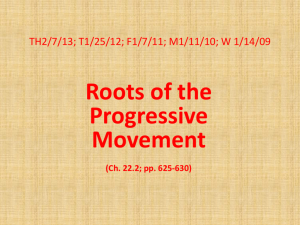 Roots of Progressive