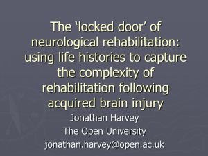 The 'locked door' of neurological rehabilitation?