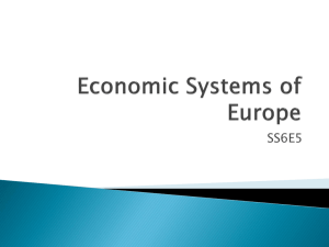 Economic Systems of Europe