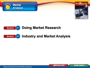 Industry and Market Analysis