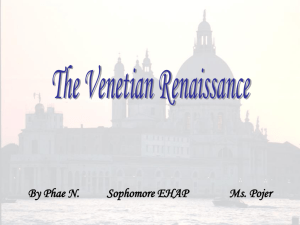 The Florentine vs. the Venetian Renaissance in Art