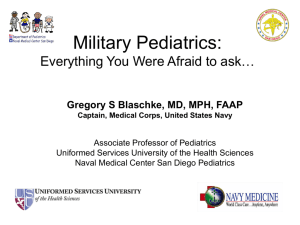 Military Pediatrics - American Academy of Pediatrics