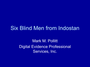 Six Blind Men from Indostan