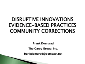 Disruptive Innovations Evidence