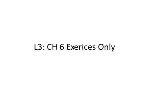 L3: CH 6 Exerices Only
