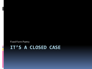 It*s A Closed Case