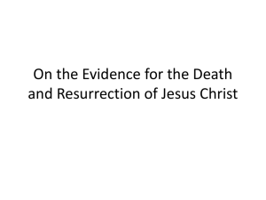On the Resurrection of Jesus