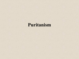 Puritanism PowerPoint