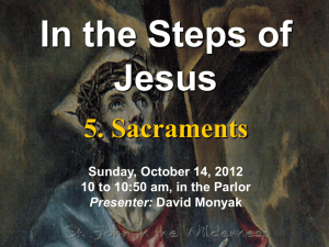 In the Steps of Jesus - St. John in the Wilderness Church