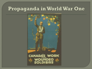 Propaganda in World War One