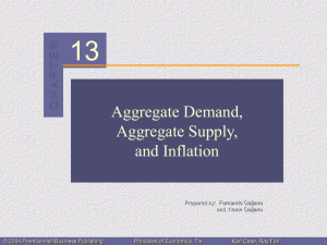 Chapter 24: Aggregate Demand, Aggregate Supply, and