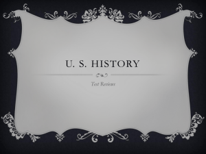 U. S. History - Winters High School