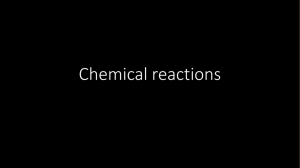 Chemical reactions
