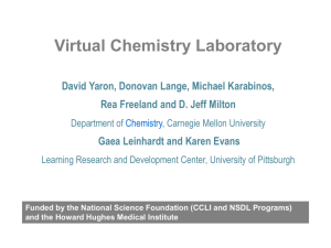 Virtual Chemistry Lab - MERLOT International Conference