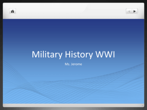 Military History WWI