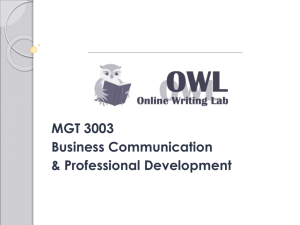 OWL – Online Writing Lab