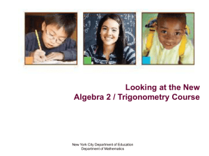 Looking at Algebra II