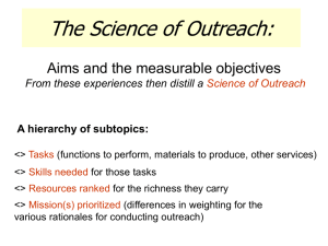 PPT - Outreach Science