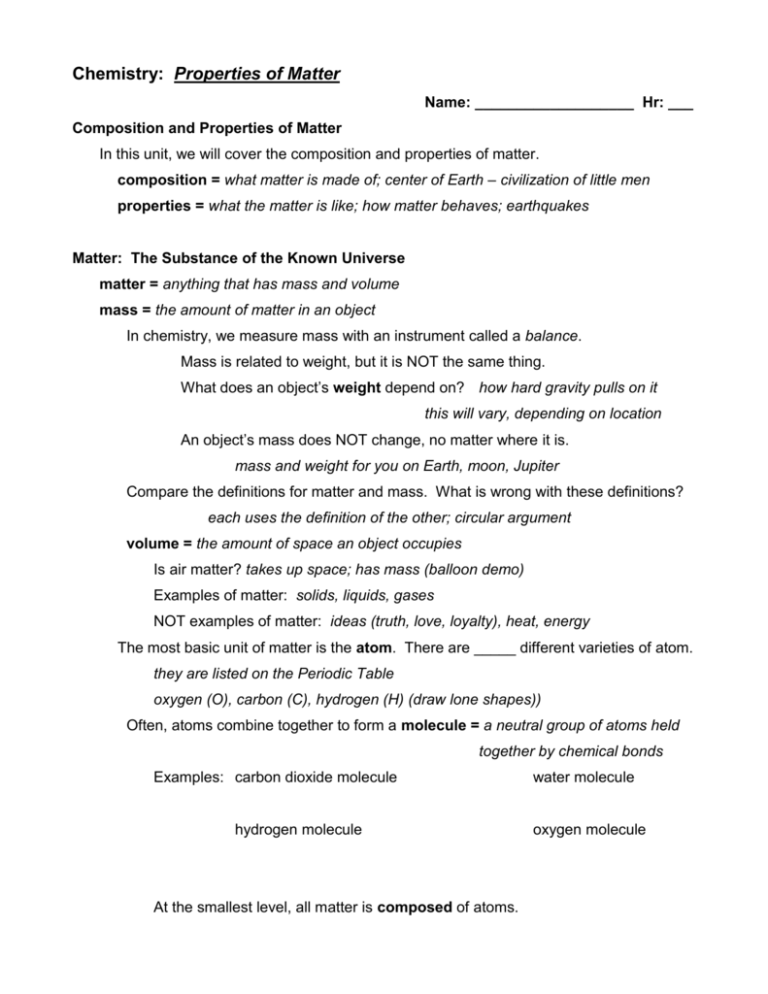 properties-of-matter-lo-teacher