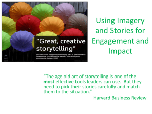 Using Imagery and Stories for Engagement and Impact