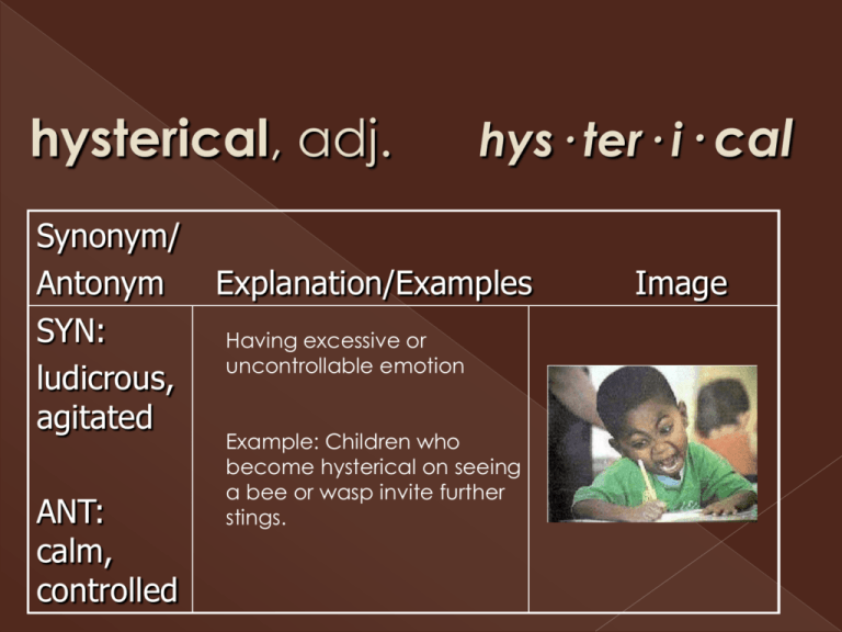 Night Section 2 vocab 1 