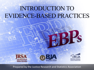 PowerPoint Slides - Justice Research and Statistics Association