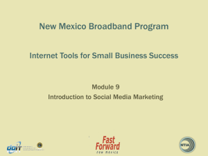 Social Media Networking - New Mexico Department of Information