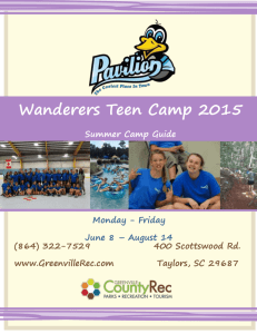 Wanderers Camp Guide 2015