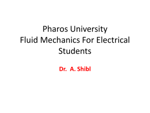 fluids - Pharos University in Alexandria