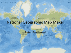 National Geographic Map Maker - Technology as Social Practice