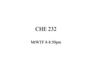 CHE 232