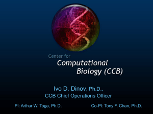 Center for Computational Biology - National Alliance for Medical