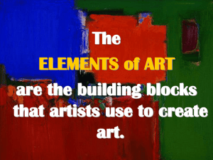 The Elements of Art powerpoint