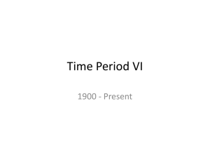 Time Period VI