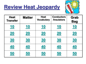 Heat Jeopardy