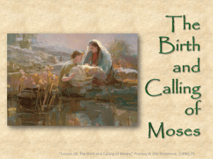 The Birth and Calling of Moses