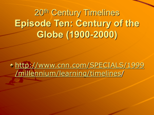 Twentieth Century World Slides