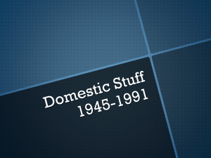 Domestic Stuff 1945-1991