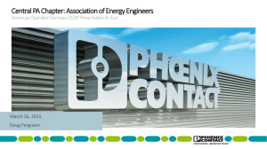 March 26, 2015 Phoenix Contact CHP Presentation