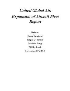 Expansion of Aircraft Fleet Report - Michele Pang