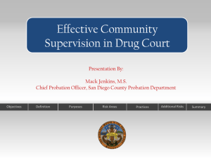 Community Supervision and Support
