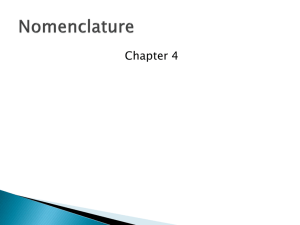 Chapter 4 Nomenclatures
