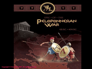 Peloponnesian Wars PPT 2012