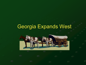 Georgia expands West