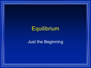 Equilibrium